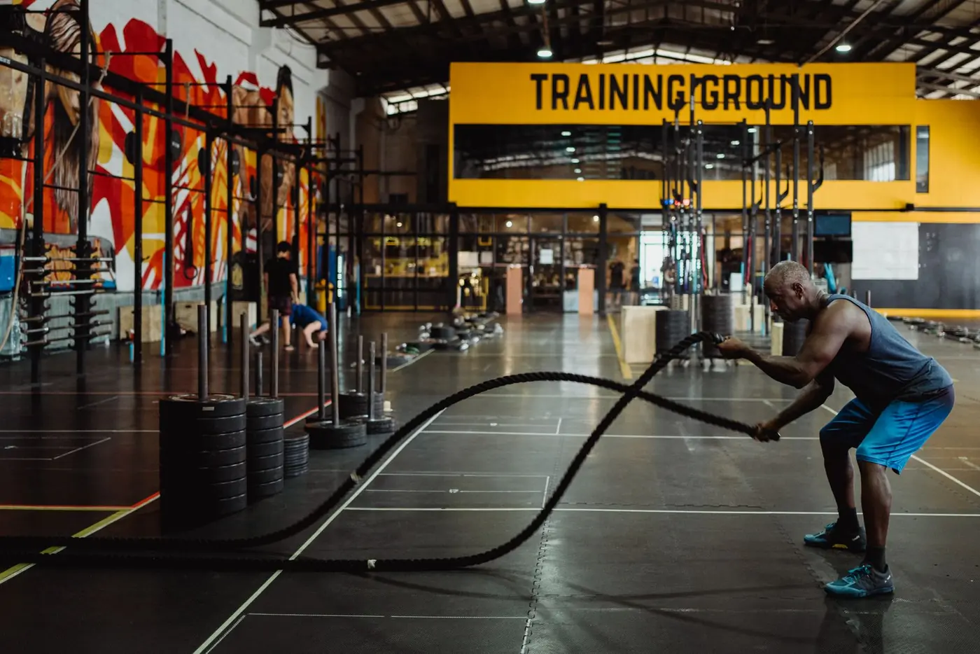 Allenamento funzionale in sala pesi